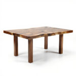 Walnut Dining Table – 72 x 36 x 30 in, Live Edge, Modern Rustic - Image 3