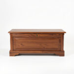 Cedar Blanket Chest – 40 Inches, Handcrafted, Rustic Brown - Image 3