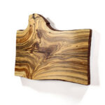 Live Edge Wood Wall Art – Natural Wood Finish, 36x24 Inches, Walnut - Image 3