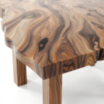 Walnut Dining Table – 72 x 36 x 30 in, Live Edge, Modern Rustic - Image 2