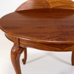 Mahogany Dining Table – 60 x 60 x 30 in, Smooth Finish, Traditional Style - Image 2