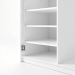 Wood Custom Built In Wardrobe – Adjustable Shelving, 96 Inches, White - Image 2