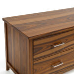 Solid Wood Custom Dresser – Rustic Modern, Walnut - Image 2