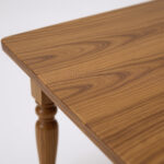 Wood Extension Dining Table – 72 x 36 x 30 in, Walnut Finish, Mid-Century - Image 2
