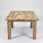Reclaimed Wood Dining Table – 72 x 36 x 30 in, Distressed Finish, Farmhouse Style