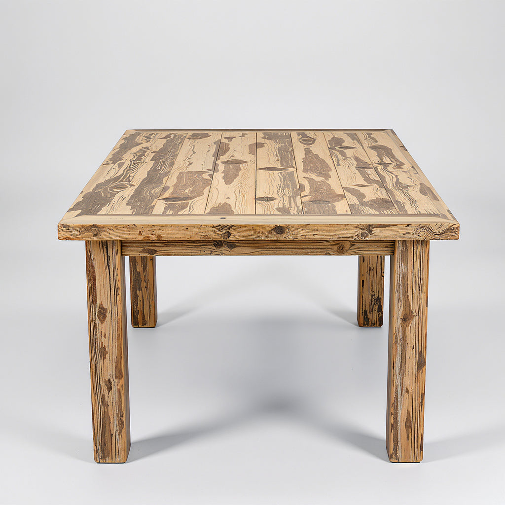 DAP001_main_7d040a23-6338-4654-ae14-4bc0244f4edc.jpg Reclaimed Wood Dining Table – 72 x 36 x 30 in, Distressed Finish, Farmhouse Style - Image 1