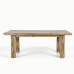 Reclaimed Wood Dining Table – 72 x 36 x 30 in, Distressed Finish, Farmhouse Style