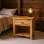 Handcrafted Wood Nightstand – Customizable Design, 18x18x24 Inches, Natural Wood - Image 5