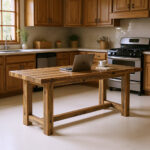 Reclaimed Wood Dining Table – 72 x 36 x 30 in, Distressed Finish, Farmhouse Style - Image 5
