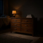 Solid Wood Custom Dresser – Rustic Modern, Walnut - Image 5